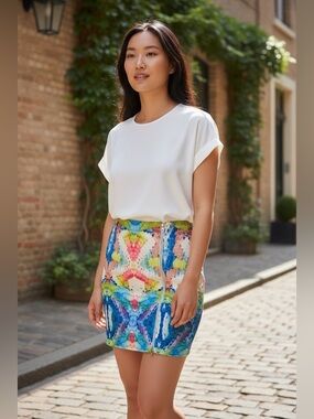 Beautiful Boutique Fairground Floral Skirt